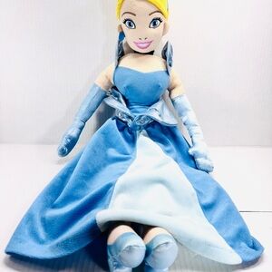 Disney Store Cinderella Plush Doll 24” Disney Princess Collection